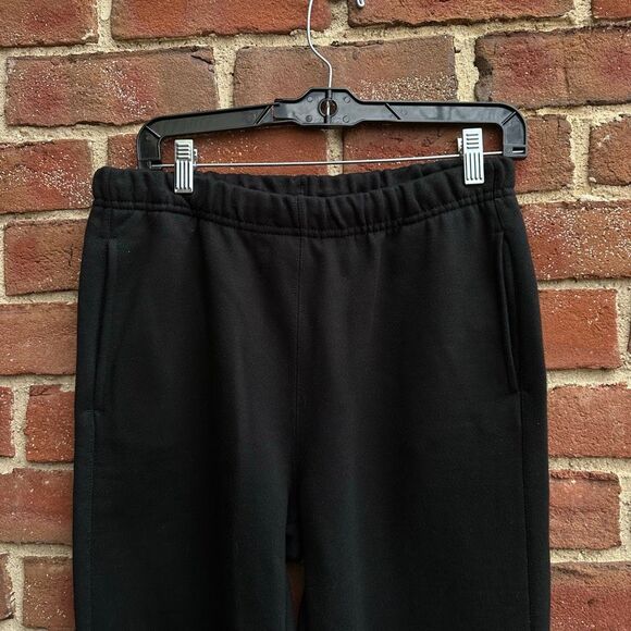 Champion Reverse Weave Sweatpants black sz men's medium NEW - Picture 3 of 9